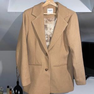 Abercrombie & Fitch doublebreasted wool blend coat